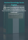 Nigeryjskie Ustawodawstwo Zdrowia Publicznego: Polityki Rządowe, Prawo i Uprawnienia Ustawowe Instytucji Zdrowia Publicznego