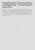 Eating Disorders: Anorexia, Bulimia, and Binge Eating — A Comprehensive Exploration