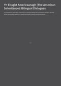 Yn Eiraght Americaanagh (The American Inheritance): Bilingual Dialogues