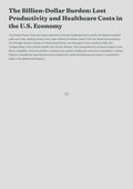 The Billion-Dollar Burden: Lost Productivity and Healthcare Costs in the U.S. Economy