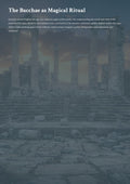 The Bacchae as Mag ical Ritual