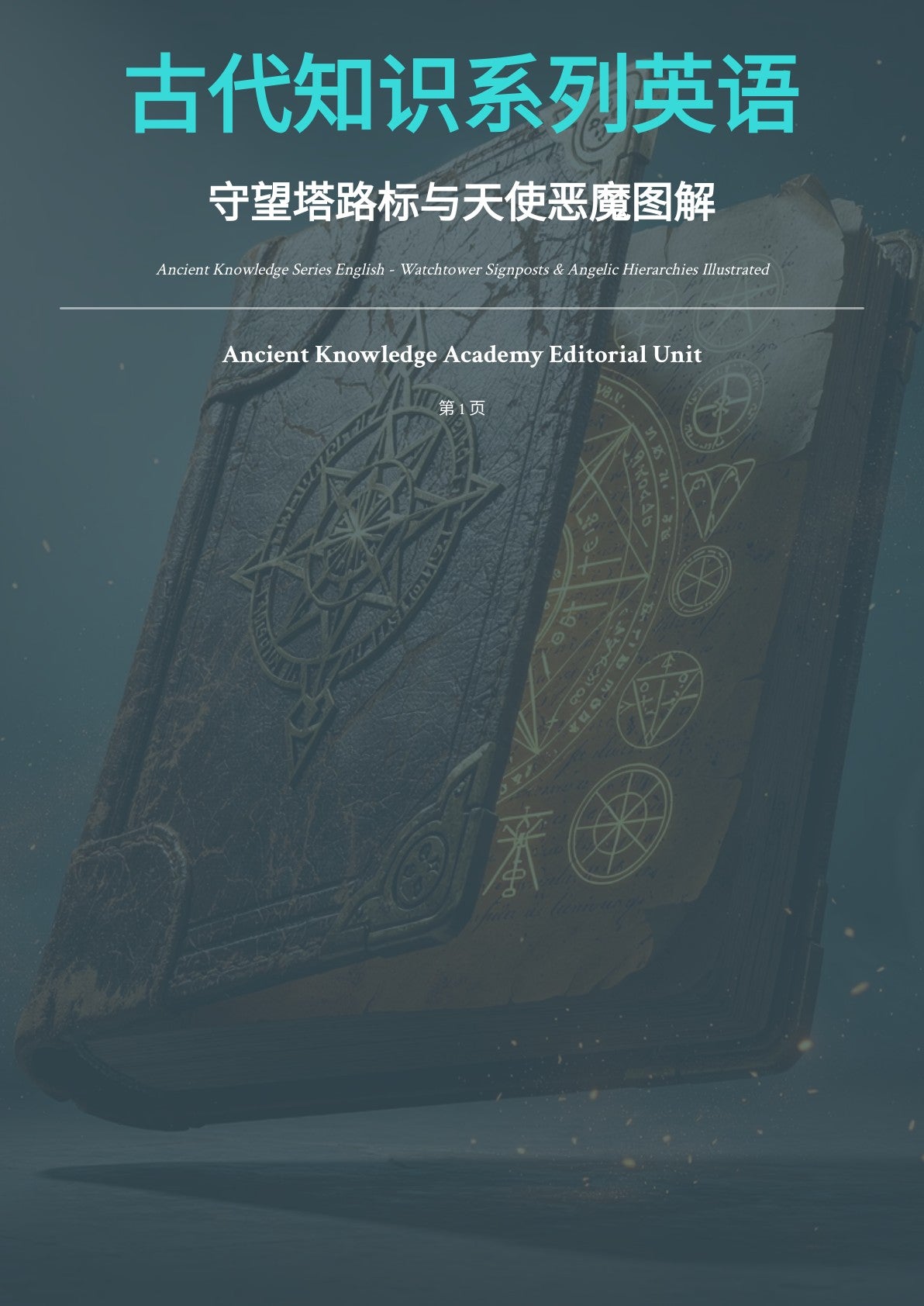 古代知识系列英语 守望塔路标与天使恶魔图解