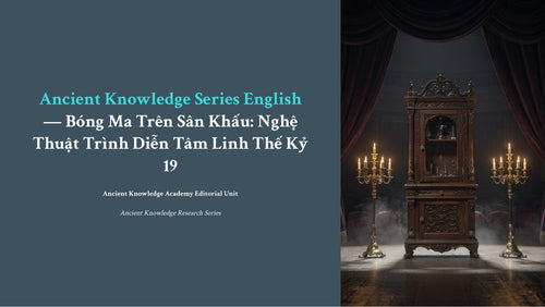 Anc ient Knowledge Series English — Bóng Ma Trên Sân Khấu: Nghệ Thuật Trình D iễn Tâm Linh Thế Kỷ 19